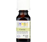 100% puro aceite esencial, Cassia Corteza, 0,5 onzas líquidas (15 ml) - Aura Cacia