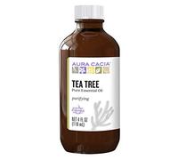 100% puro aceite esencial de árbol de té, 4 onzas líquidas (118 ml) - Aura Cacia