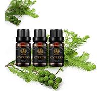 100% puro Cypress aceite esencial Set, aromaterapia Cypress Aceites esenciales fragancia Set, 3x10mlCypress Aceites Esenciales Perfumes Kit para difusores, humidificador, Hogar