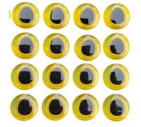 - 100 Pz 3D Olografico Esca Da Pesca Occhi Realistici Realistici Occhio di Lucca, Occhi Falsi Misure 6/8/10/12mm Per Fai Da Te Fai Da Te Pesca Attrezzature Artigianali, 12mm, Oro