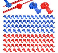 100 pzas. Ladrón de corriente de coche, divisor de cable, acoplamiento rápido, conector de abrazadera