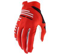 100% R-Core Guantes de bicicleta, rojo, Talla L