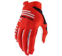 100% R-Core Guantes de bicicleta, rojo, Talla M