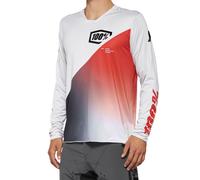 100% R-Core X Long Sleeve Jersey 2022 Grey / Racer Red XL