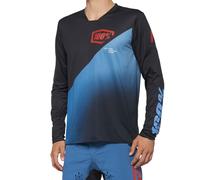 100% R-Core X Long Sleeve Jersey Black / Slate XL
