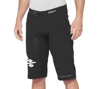 100% R-Core X Pantalones cortos de bicicleta, Negro/Blanco, Talla 32