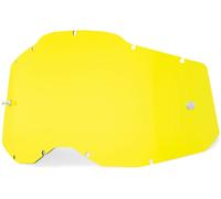 100% Racecraft II/Accuri II/Strata II Lente de repuesto, Tinte amarillo, Talla única