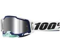 100% Racecraft II Arsham Gafas de motocross, blanco-azul para Hombres
