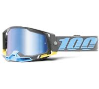 100% Racecraft II Trinidad Gafas de motocross, gris/azul