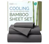 100% Rayón derivado de bambú - Sábanas de bambú tamaño Twin XL - Sábanas refrescantes para Twin XL - Ropa de cama de hotel de lujo suave y transpirable - 1 sábana bajera, 1 sábana ajustada y 1 funda