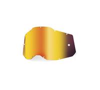 Pantalla Gafas Motocross Pantalla Mscaras Racecraft 2 - Accuri 2 - Strata 2 - Tono Iridium Rojo