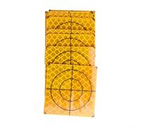 100 Reflectores para Monitoreo de Fachadas y Superficies Difíciles en Proyectos de Ingeniería Civil (50x50mm)