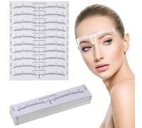 100 reglas para cejas, reglas desechables para cejas, plantilla para cejas, plantillas para cejas, plantillas para mujer, delineador de ojos, plantilla para cejas, regla desechable, regla de cejas