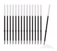 100 Ricariche per Penna Retrattile da 0,7 mm Ricariche di Ricambio per Penna a Sfera in Gel Ricariche di Ricambio di Penne a Inchiostro per Penne Retrattili,Lunghezza 107 mm (Negro)