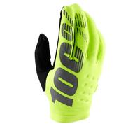100% RideCAMP - Guante de Gel Amarillo L, Piezas Unisex para Adultos, Multicolor