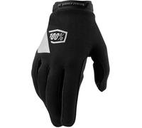 100% Ridecamp Guantes de bicicleta para damas, negro, tamaño S para Mujer