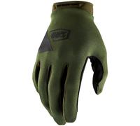 100% Ridecamp Guantes de bicicleta, verde, tamaño S para Hombres