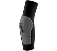 100% Ridecamp Protectores de codo de bicicleta, negro/gris, Talla XL