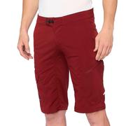 100% Ridecamp Shorts Brick 28"