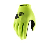 100 Percent Ridecamp Fluorescente Amarillo / Negro Dedo Completo Mujer Pequeño