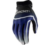 100% Ridefit Guantes de bicicleta, azul/blanco, Talla M