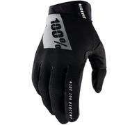 100% Ridefit Guantes de bicicleta, negro, Talla S