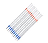 100 rotuladores de tela de color plateado con mercurio y plata rellenables, recambios de lápices de tela borrables para bordado de jeans de cuero