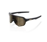 100% S2 Glasses - Matte Black / Soft Gold Mirror Lens