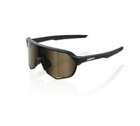 100% S2 - Matte Black - Soft Gold Mirror Lens