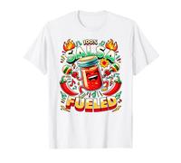 100% Salsa Alimentado Fiesta Fiesta Humor Salsa Picante Amante Camiseta