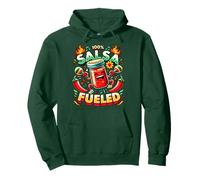 100% Salsa Alimentado Fiesta Fiesta Humor Salsa Picante Amante Sudadera con Capucha