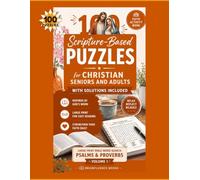 100 Scripture-Based Puzzles for Christian Seniors and Adults | Faith Activity Book with Solutions Included: Large Print Bible Word Search: Psalms & Proverbs | Volume 1