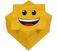 100 servilletas, 3 capas, 33 x 33 cm, Smiley