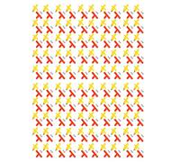 100 Set Rodents Automatic Waterer, Rabbit Water Nipple, Stainless Steel Plastic Integrated Design with Thickened Connector, Automatic Ferret Waterer for Rabbit Pig Ferret Guinea Pi