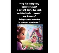 100-sheet squared Notebook, 200 pages, squared paper, format A4, soft matte cover, help me escape, Make my dream come true, independent (Help me escape my parent's house)