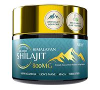 100% Shilajit Puro del Himalaya Original 50g, Hierbas Ayurvédicas 5 en 1, para 55 días, Probada en Laboratorio en Europa, 900mg