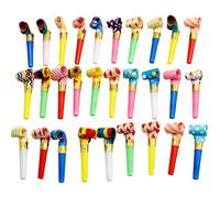 100 Silbatos Fiesta, Explosiones Coloridas, Poppers Fiesta, Generador Ruido, Juguete Generador Ruido, for Fiestas Cumpleaños Aniversarios Graduaciones Bodas Celebraciones Navideñas(L(11cm))