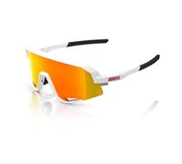 100% Slendale Matte White w/HIPER® Red Multilayer Mirror Lens