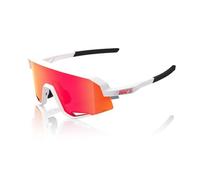 100% Slendale Matte White w/HIPER® Red Multilayer Mirror Lens