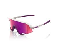 100%, Slendale Sunglasses Matte Chalk/Purple Mirror Lens One Size