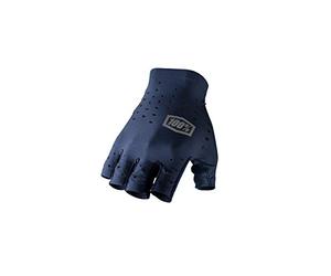 100% Sling Short Finger Gloves Navy SM