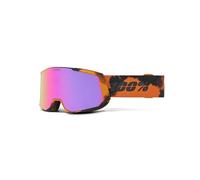 100% SNOWCRAFT XL AF HiPER - Gafas protectoras de alta calidad (lente púrpura espejo)