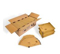 100 sobres acolchados con burbujas autoadhesivos, tamaño E/5 E5 marrón (240 mm x 275 mm), sobres acolchados