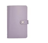 100 sobres que ahorran reutilizables desafío pareja cuaderno carpeta de ahorros libro de desafíos de presupuesto(Purple)