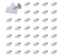100 soportes de esquina de plástico, sujetadores de ángulo en forma de L para kit de reparación de cajones hundidos, placas de reparación de muebles y cuñas de refuerzo de gabinete, soporte inferior
