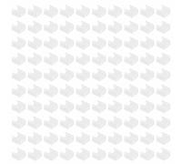 100 soportes de montaje de tira de luz, clips de luz de polipropileno, clips de montaje de tira LED transparentes para neón, bricolaje, decoración de dormitorio y fiestas (12 mm)