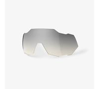 100% Speedtrap - Mirror Replacement Lens Low-Light Yellow Silver, 69050-00007