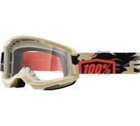 100% Máscara Strata 2 Goggle Clear Lens kombat clear