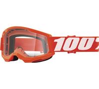 100% Strata 2 Essential Gafas de motocross juveniles, naranja