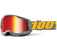 100% Strata 2 Extra Izipizi Gafas de motocross, gris, Talla única
